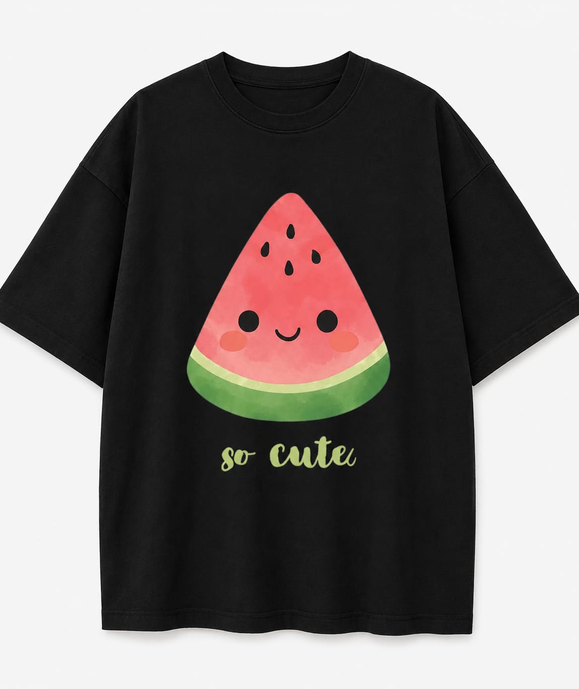 VAYUQ So cute !! Oversized T Shirt. Black