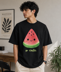 VAYUQ So cute !! Oversized T Shirt. Black